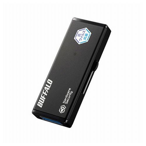 BUFFALO バッファロー USBメモリー 4GB 黒色 RUF3-HSLVB4G(代引不可)【送料無料】