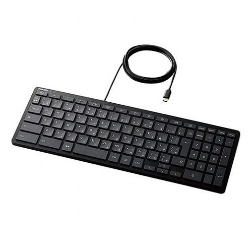 エレコム WWCB認証 抗菌 有線キーボード TK-CB01UPKBK(代引不可)【送料無料】