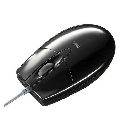  サンワサプライ 有線ブルーLEDマウス USB-PS/2変換アダプタ付き MA-BL3UPBKNX5(代引不可)
