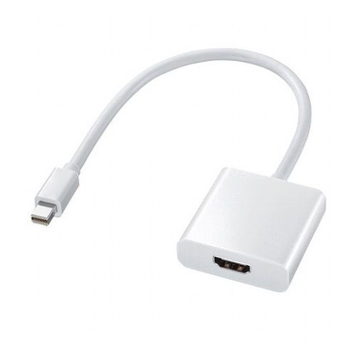 【5個セット】 サンワサプライ Mini DisplayPort-HDMI変換アダプタ AD-MDPHD04X5(代引不可)【送料無料】