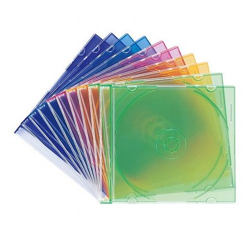 【商品特長】●薄さ約5mmと従来のCDケースの約半分なので省スペースにCDを収納できます。●100%バージンPS樹脂材を使用しており臭いが少なく耐久性も高い高品質なプラケースです。●DVD、CDはもちろんブルーレイメディアの保管にも最適です。【仕様】■入数:10(紫2枚、青2枚、緑2枚、橙2枚、ピンク2枚)■ディスク収納枚数:1枚■対応メディア:Blu-ray,DVD,CD【代引きについて】こちらの商品は、代引きでの出荷は受け付けておりません。【送料について】北海道、沖縄、離島は送料を頂きます。