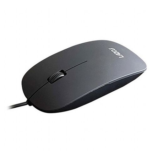 【20個セット】 Lazos 静音・有線マウス ブラック L-SM-BX20(代引不可)【送料無料】