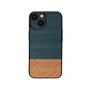 Man & Wood VR؃P[X for iPhone 14 Plus Denim wʃJo[^ I23640i14M(s)yz