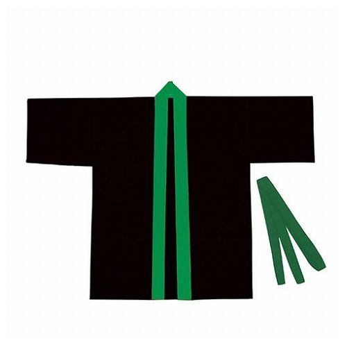 ARTEC カラー不織布ハッピ 子供用S 黒(緑襟) ATC4571(代引不可) ARTEC カラー不織布ハッピ 子供用S 黒(緑襟) ATC4571(代引不可)
