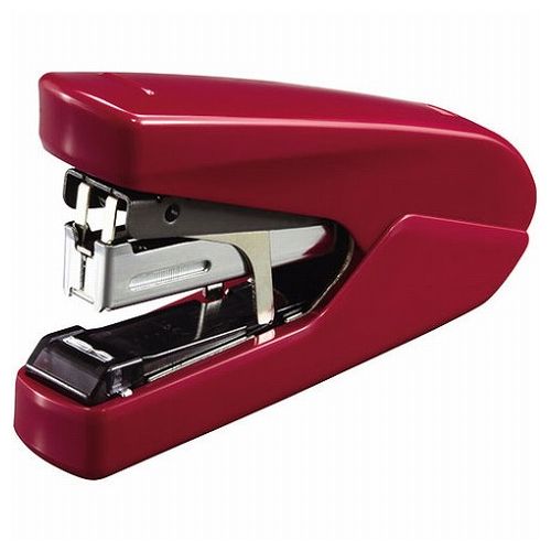 MAX マックス ホッチキス パワーフラット レッド HD-10DFL/R2 HD91726(代引不可)