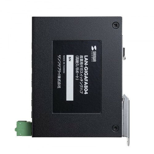 リコメン堂のサンワサプライ 産業用ギガスイッチングハブ(高耐久/8ポート) LAN-GIGAFA804(代引不可)【送料無料】｜アングル3