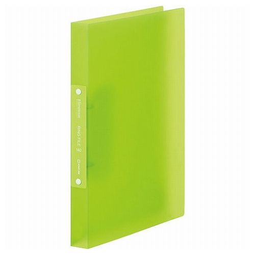 KING JIM キングジム シンプリーズ リングファイル 透明 キミドリ KJ-641TSP-YG(代引不可)