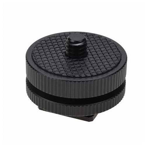 【商品説明】カメラのアクセサリーシューに三脚用の1/4インチ対応のアクセサリーを取り付け可能にするアダプター。LEDライトやマイクに限らず、アイデア次第で用途はいろいろです。【商品詳細】底部1/4インチメネジ有り直径:30mm高さ:22mm製品重量(約):21g原産国:中国【特長】etsumi【代引きについて】こちらの商品は、代引きでの出荷は受け付けておりません。【送料について】北海道、沖縄、離島は送料を頂きます。
