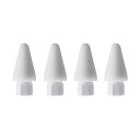 ifeli Apple Pencil用 一体型TPUカバー付きチップ(4個入り) ホワイト IF00061(代引不可)【メール便配送】【送料無料】