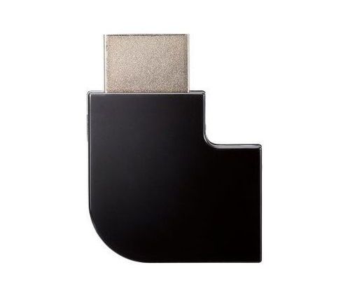 エレコム HDMI L字型アダプター タイプA-タイプA スリム 右向き AD-HDAABS03BK(代...
