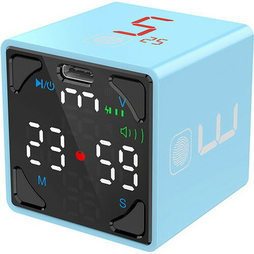 llano TickTime Cube 楽しく時間管理ができるポモドーロタイマー ブルー TK1-SB1(代引不可)【送料無料】