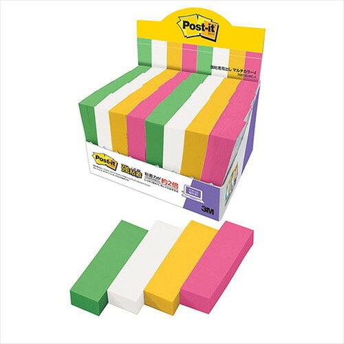 3M Post-it ポストイット 強粘着見出し マルチカラー8 増量パック 3M-7001SS-MC-8(代引不可)