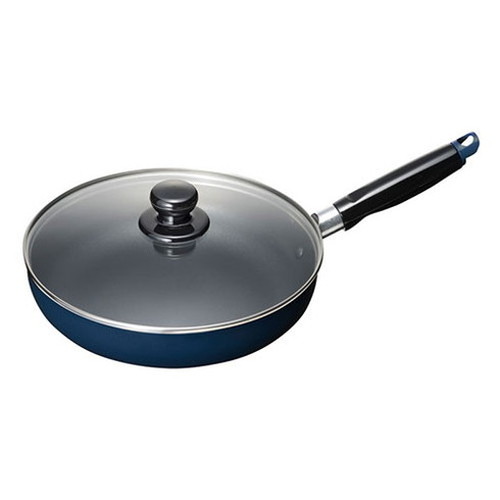 Glass Fry Pans - スティージー IH対応ガラス蓋付フライパン24cm 22302209(代引不可)