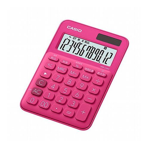 毎日がもっとワクワクする、ポップでキュートな電卓。消費税計算・時間計算・グランドトータル機能搭載。大型液晶表示搭載で使いやすいミニジャストサイズ12桁。●ミニジャストタイプ12桁●税計算●時間計算●総合計機能搭載●商品サイズ:149.5×105×22.8mm●質量:110g●保証期間:1年間●生産国:中国重量：740g【特長】ポスト・イット、カラーキューブ【代引きについて】こちらの商品は、代引きでの出荷は受け付けておりません。【送料について】北海道、沖縄、離島は別途送料を頂きます。