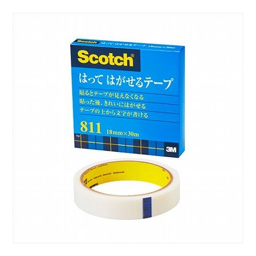 y10Zbgz 3M Scotch XRb` ͂Ă͂e[v 18mm~30m 3M-811-3-18X10(s)yz