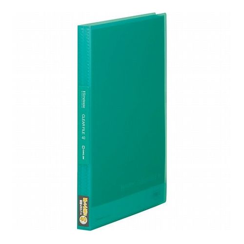 【10個セット】 KING JIM キングジム クリアーファイル A4 40P 緑 KJ-186TSPW-GRX10(代引不可)【送料無..