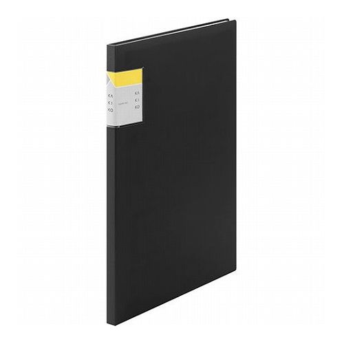 【10個セット】 KING JIM キングジム クリアーファイル カキコ A4 20P 黒 KJ-8632-BKX10(代引不可)【送..