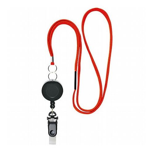 【10個セット】 ソニック SONiC リール式 吊下げひも バラ 赤 NF-569-RX10(代引不可)【送料無料】