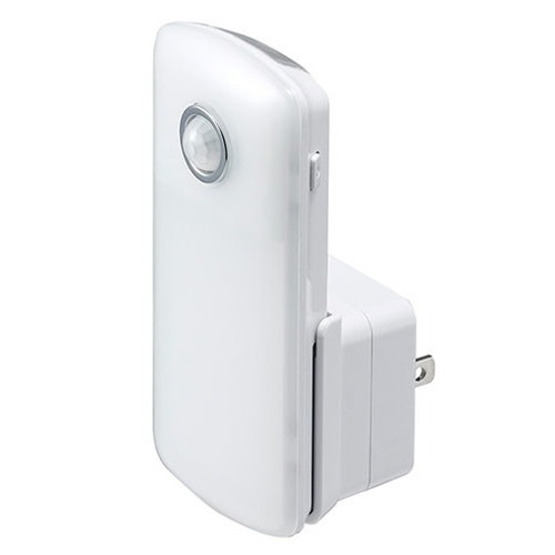 【5個セット】 YAZAWA 無接点充電式人感明暗ナイトライト NCHSMN68WHX5(代引不可)【送料無料】