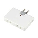 【10個セット】 YAZAWA 雷ガード付4個口コーナータップ Y02CK400WHX10(代引不可)【送料無料】
