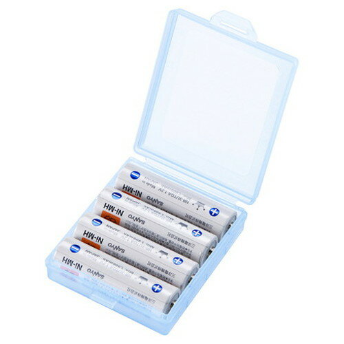 【2個×10セット】 サンワサプライ 電池ケース(単3形用・ブルー) DG-BT3BLNX10(代引不可)【送料無料】 3