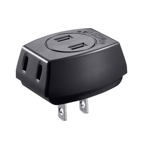 【10個セット】 サンワサプライ トリプルタップ ブラック TAP-AC3BKN2X10(代引不可)【送料無料】