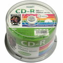 y50~5Zbgz HIDISC CD-R 700MB 50Xsh f[^p 52{Ή Chv^u HDCR80GP50X5(s)yz