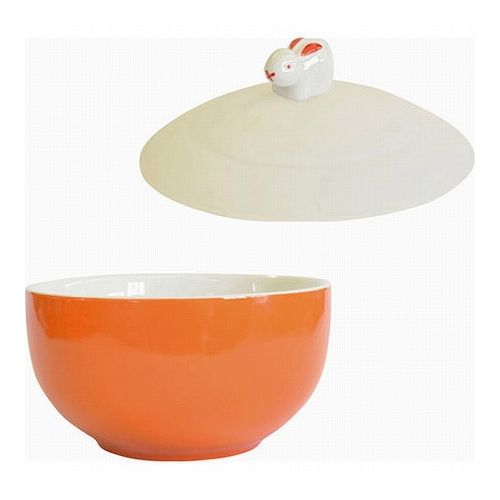 シリコン蓋付き レンジボウル L8019019 雑貨 ホビー インテリア 雑貨 雑貨品(代引不可)