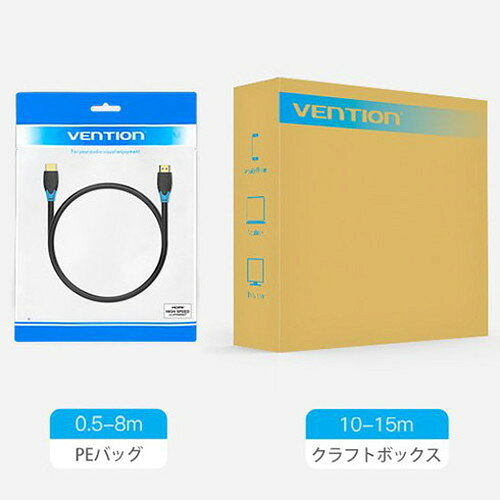 VENTION HDMI 2.0ケーブル 1.5m Black 4K対応 AA-0034 パソコン パソコン周辺機器 ...