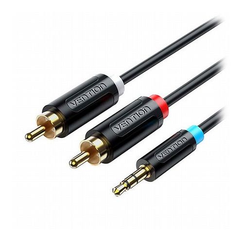 VENTION 3.5Mm Male to 2-Male RCA�����ץ��������֥� 8m Black BC-5596 ���� �����ǥ�����Ϣ ...