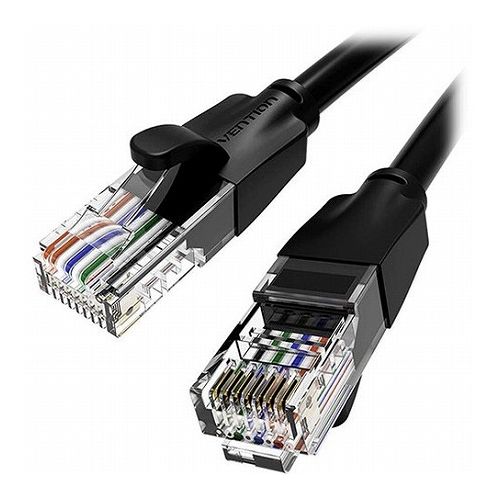 VENTION Cat.6 UTP LANケーブル 15m Black IB-4878 パソコン パソコン周辺機器 LA…