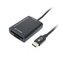 MCO SD microSDカードリーダ Type-C 70cm USR-CSD2/BK パソコン パソコン周辺機器 カードリーダー(代引不可)(2)