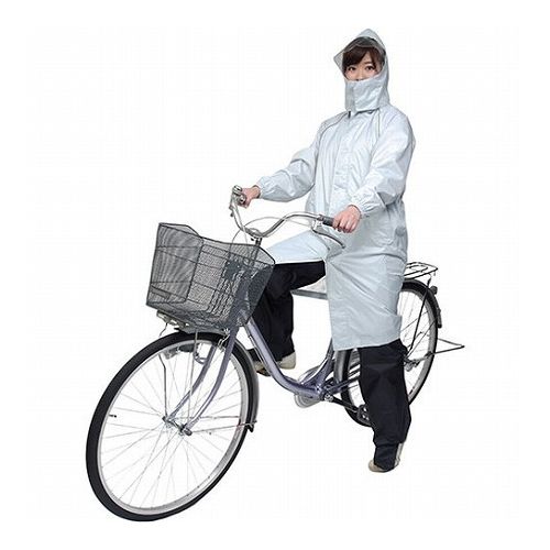 トキワ 雨先案内人 サイクルコート シルバーホワイト Lサイズ 3193-SW-L 雑貨 ホビー インテリア 雑貨 雑貨品(代引不可)【送料無料】