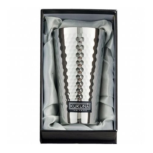 ククナ ステンレスタンブラー350ml(ミラー、槌目仕上げ) 2127-012 雑貨 ホビー インテリア 雑貨 雑貨品(代引不可)(3)