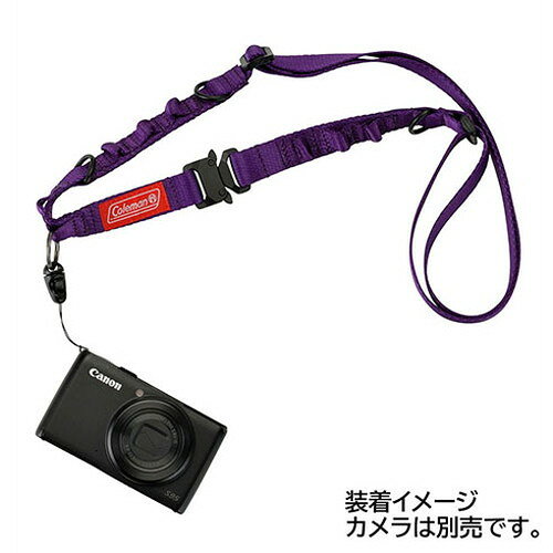 エツミ Coleman ハンギングストラップ パープル VCO-8761 スマートフォン タブレッ...