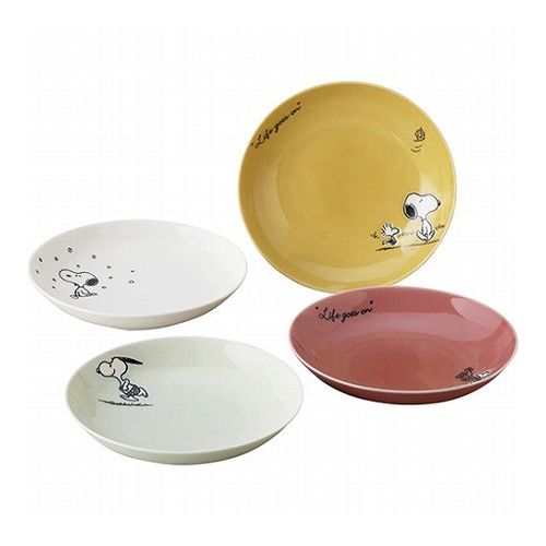 ピーナッツ パスタプレート4枚セット C5107026 雑貨 ホビー インテリア 雑貨 雑貨品(代引不可)(3)