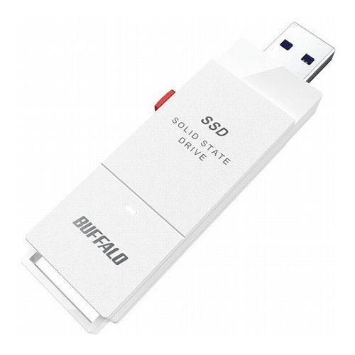 BUFFALO バッファロー 外付けSSD 2TB ホワイト SSD-SCT2.0U3WA パソコン ストレージ SSD(代引不可)【送料無料】