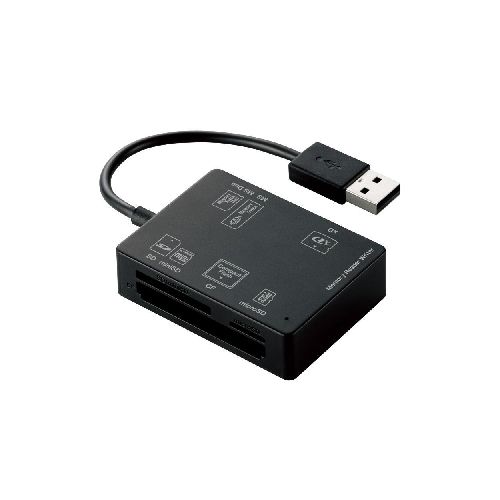 エレコム 56+2メディア対応メモリリーダライタ MR-A012BK(代引不可)【メール便配送】【送料無料】 エレコム 56+2メディア対応メモリリーダライタ MR-A012BK(代引不可)【メール便配送】【送料無料】