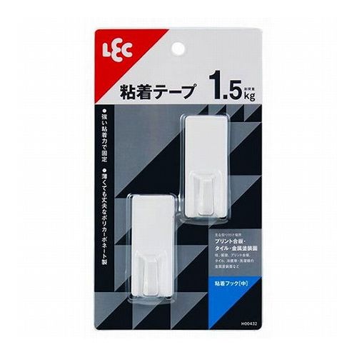 粘着フック(中) 2個入粘着フック(中) 2個入本体サイズ(約) : W25xD20xH60mm取り付け方法 : 粘着粘着テープ荷重(約) : 1.5kg包装形態 : ブリスター台紙(1台紙2個付)本体 : ポリカーボネート生産国 : 中国【代引きについて】こちらの商品は、代引きでの出荷は受け付けておりません。【送料について】北海道、沖縄、離島は送料を頂きます。