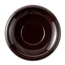 アサヒ興洋 塗茶托 こげ茶 MMT15025(代引不可)