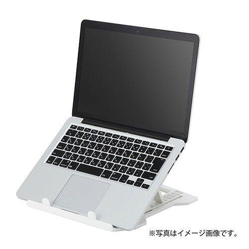 ナカバヤシ 折りたたみ式モニタースタンド PRK-P4224 ホワイト NPA-009W(代引不可)
