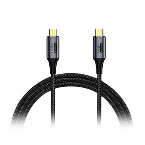 日本トラストテクノロジー JTT Type C to Type C USB 4.0 Multifunctional Data Cable 1m JTU4CC10-BK パソコン周辺機器(代引不可)