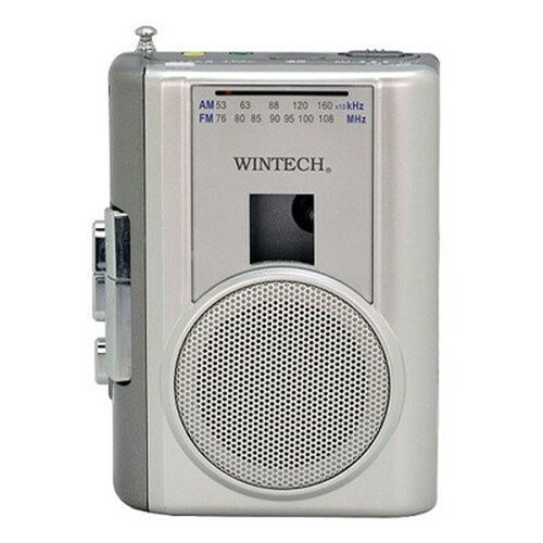 WINTECH AM/FMラジオ付テープレコーダー PCT-02RM オーディオ関連(代引不可)【送料無料】