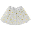ARTEC フリフリスカート お星さま 白 ATC18659 キッズ 子供用品(代引不可)