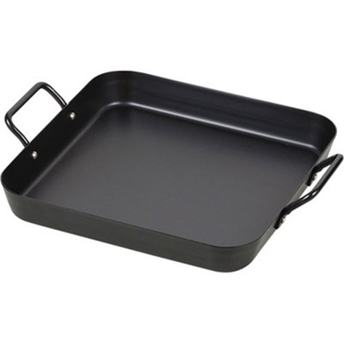 IHでもガスでも使える鉄製角型プレート25×25cm特長〇IHでもガスコンロでも使える!〇ちょっとしたパーティなどにも便利です。仕様製品サイズ(約):幅310×奥行255×高さ55mm製品重量(約):1076g本体:鉄表面加工:シリコーン樹...