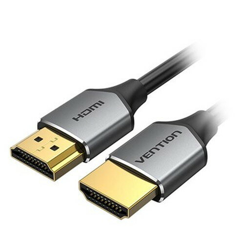 VENTION 極細HDMIケーブル Male to Male HDケーブル アルミニウム合金タイプ 1.5m グレー AL-0195 オーディオ関連(代引不可)