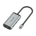 VENTION USB-C to HDMI/VGA/USB3.0x3/PD ドッキングステーション 0.15M メタルタイプ グレー TG-8023 パソコン周辺機器(代引不可)【送料無料】