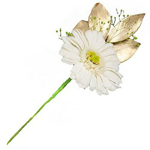 A&K 一輪挿し プチガーベラホワイト P-004 雑貨(代引不可)【送料無料】