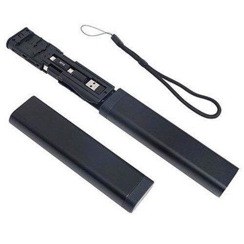 サンコー 高速リーダー機能付きアルミメモリーカードケース MUUNBXHBK パソコン周辺機器(代引不可)【メール便配送】【送料無料】