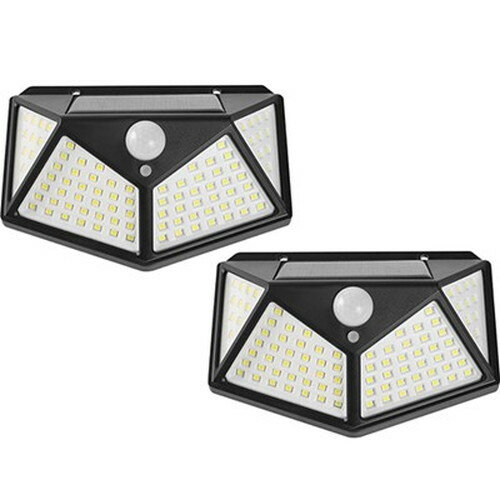 デジタルランド 100LEDセンサーライト2個セット DL-YU160X2 インテリア(代引不可)